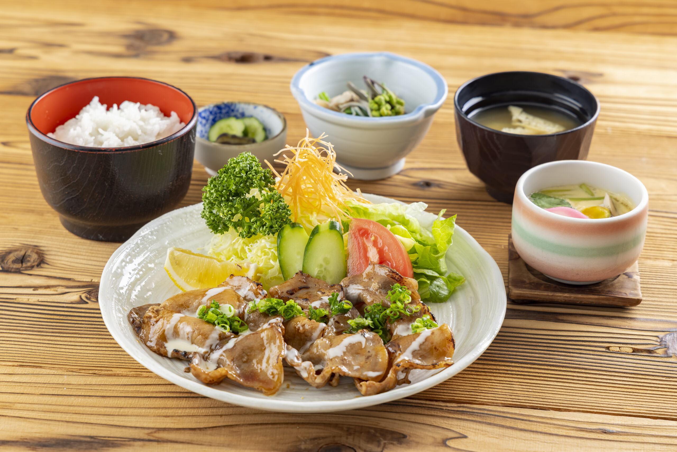 うましのの食事メニュー「豚ロース生姜焼きランチ」の画像