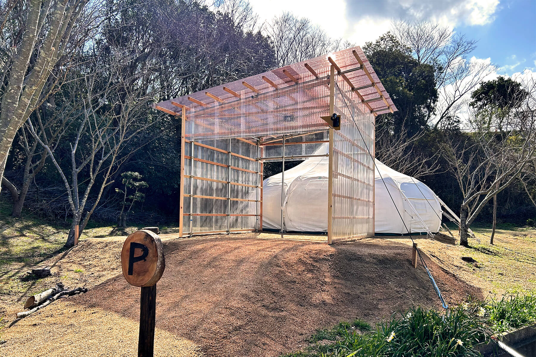 スイートテントの外観