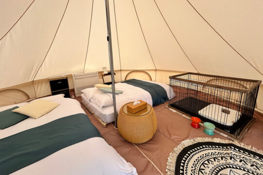 スイートテントの内装