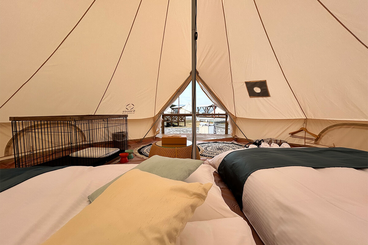 スイートテントの内装