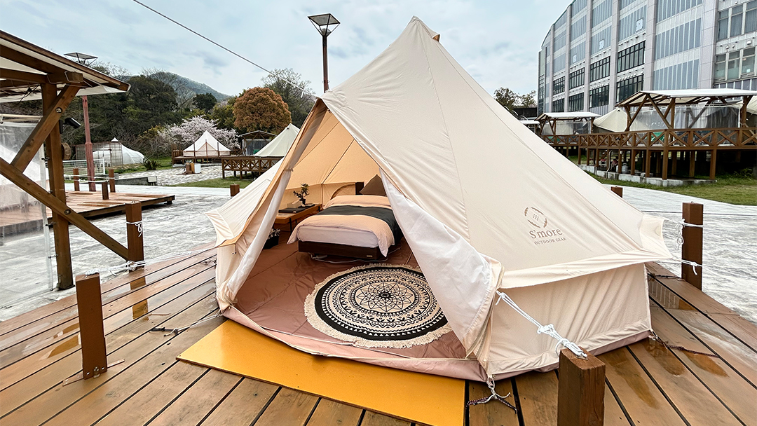 オーシャンテントの張り替えのお知らせ